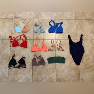 Assorted bathing bikini suits